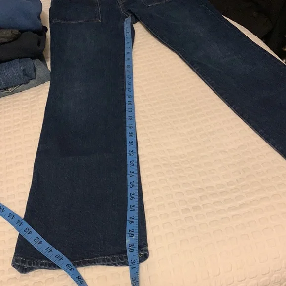 OPEN TO OFFERS Madewell Dark Blue Boot Cut Jeans Size 27 - Picture 11 of 11